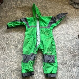 OAKI Rain Suit - Size 4 Green